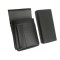Waiter’s kit - wallet (black, imitation leather, 2 zippers) and holster New Barex