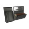 Waiter’s kit - wallet (black, imitation leather, 2 zippers) and holster New Barex