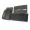 Čašnícka sada - peňaženka (čierna, imitácia kože, 2 zipsy) a puzdro New Barex
