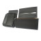 Kellnerkomplet - Geldbörse (schwarz, Lederimitation, 2 Reißverschlüsse) und Tasche New Barex