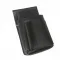 Číšnická sada - peněženka (černá, vroubkovaná, koženka, 2 zipy) a pouzdro New Barex
