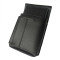 Waiter’s kit - wallet (black, grooved, artificial leather, 2 zippers) and holster New Barex