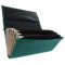 Waiter’s moneybag - 2 zippers, artificial leather, dark green