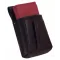 Kožený komplet :: peňaženka (červená) + púzdro