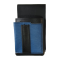Číšnické pouzdro, kapsa s barevným prvkem - koženka, modrá