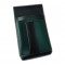 Čašnícke puzdro, vrecko s farebným prvkom - koženka, tmavo zelená