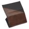 Leather waiter’s purse - brown/black