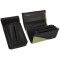 Lederkomplett :: Brieftasche (olivgrun/schwarz) + Kellnertasche