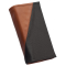 Leather waiter’s purse - terracotta/black
