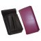 Leather set :: pocketbook (violet) + holster