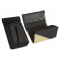Leather set :: pocketbook (ivory/black) + holster