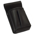 Leather waiter’s pouch, case - black
