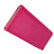 Waiter’s moneybag - 2 zippers, artificial leather, pink