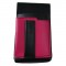  Waiter’s holster, pouch with a colour element - artificial leather, pink