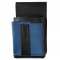 Kellnertasche, Kellnerbeutel mit einem farbigen Element - Kunstleder, blau
