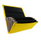 Waiter’s moneybag - 2 zippers, artificial leather, yellow