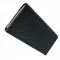 Číšnická peněženka - 2 zipy, koženka, vroubkovaná, černá