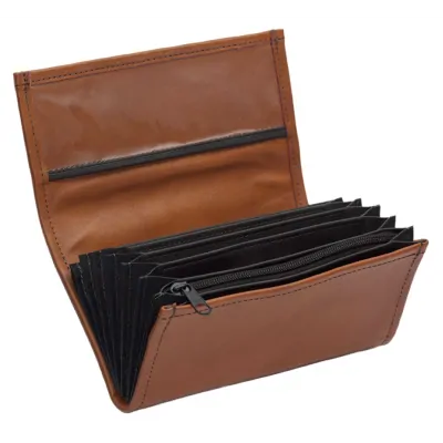 Kožená peňaženka - terakota