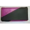 Kožená peňaženka - fialová/čierna