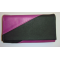 Leather waiter’s purse - violet/black