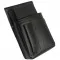 Čašnícka sada - peňaženka (čierna, imitácia kože, 2 zipsy) a puzdro New Barex