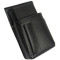 Kellnerkomplet - Geldbörse (schwarz, Lederimitation, 2 Reißverschlüsse) und Tasche New Barex