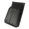 Waiter’s kit - wallet (black, grooved, artificial leather, 2 zippers) and holster New Barex