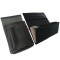 Waiter’s kit - wallet (black, grooved, artificial leather, 2 zippers) and holster New Barex