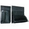 Kožený komplet :: peňaženka (čierna) + púzdro