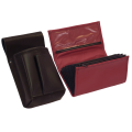 Leather set :: pocketbook (red) + holster
