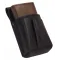 Kožený komplet :: peňaženka (hnedá) + púzdro