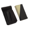 Leather set :: pocketbook (ivory/black) + holster