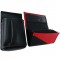 Leather set :: pocketbook (red/black) + holster